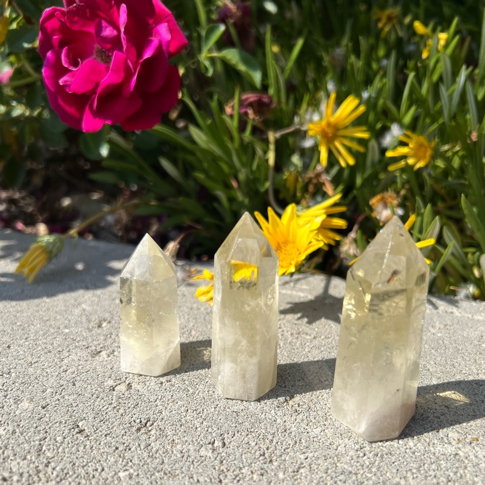 Citrine Crystal Point Tower